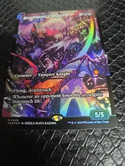 Bloodthirsty Conqueror - Showcase Foil - Foundations - MTG - Image 1