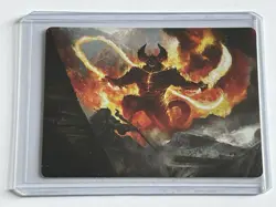 Balrog Flame of Udun 36 / 81 Art Series MTG Lord of the Rings 2023 Mint - 9.0 + - Image 1