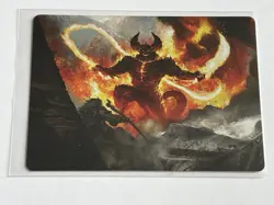 Balrog Flame of Udun 36 / 81 Art Series MTG Lord of the Rings 2023 Mint - 9.0 + - Image 2