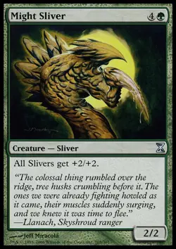 Might Sliver - Time Spiral #205/301 MTG Magic The Gathering - Image 1