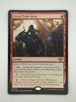 Great Train Heist | Foil | Outlaws of Thunder Junction | Near Mint - Image 1