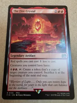 The Fire Crystal - #135 Regular - Final Fantasy - Mtg - Image 1
