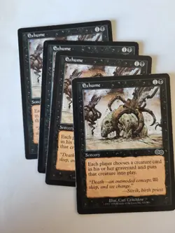 MTG 4x Exhume - Urza's Saga - Playset - #VCP - Image 1