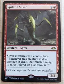 Spiteful Sliver - Near Mint, English - Modern Horizons MTG Magic The Gathering - Image 1