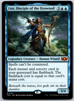 Lier, Disciple of the Drowned M Commander: Tarkir: Dragonstorm 157 NM - Image 1