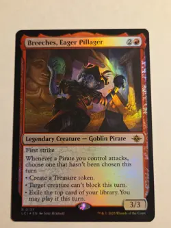 Breeches, Eager Pillager FOIL X1 LCI MTG Lost Caverns Of Ixalan - Image 1