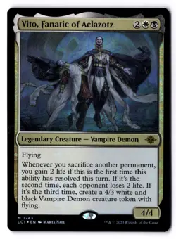 Vito, Fanatic Of Aclazotz NM* FOIL The Lost Caverns of Ixalan 0243 -UnltdCards - Image 1