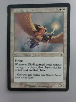 MTG Blinding Angel Nemesis Regular Rare LP - Image 1