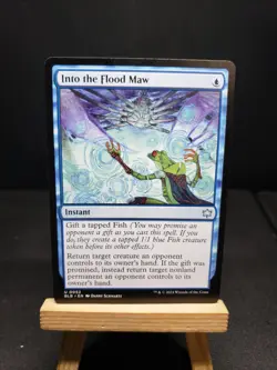 Into the Flood Maw Bloomburrow Instant Magic the Gathering U 52 Danny Schwartz - Image 1