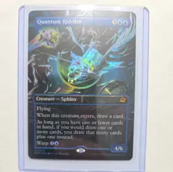 Quantum Riddler MTG Edge of Eternities Borderless extended art Foil Mythic #0305 - Image 1