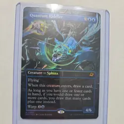 Quantum Riddler MTG Edge of Eternities Borderless extended art Foil Mythic #0305 - Image 2