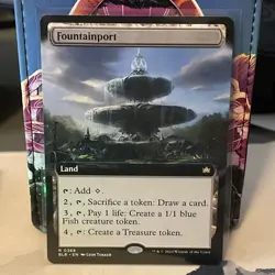 Fountainport (Extended Art) Bloomburrow Regular NM #0368 - Image 1