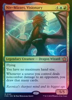 Niv-Mizzet, Visionary (Foil) (FDN) Foundations - NM - Image 1