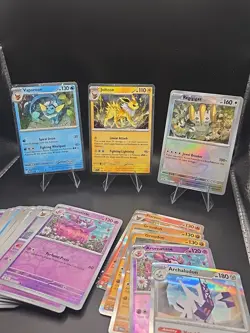 Pokemon Mixed Lot 25+ Cards What You See Is What You Get - Image 1