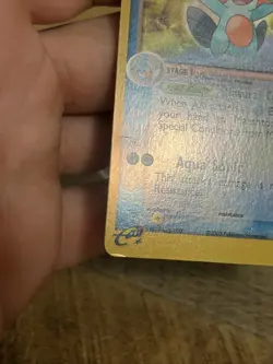 Pokemon Marshtomp 41/109 Ruby and Sapphire Reverse Holo LP/MP Condition! - Image 4