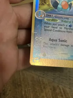 Pokemon Marshtomp 41/109 Ruby and Sapphire Reverse Holo LP/MP Condition! - Image 5