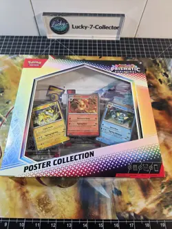 Pokemon TCG: Scarlet & Violet Prismatic Evolutions Poster Collection Box Sealed - Image 1