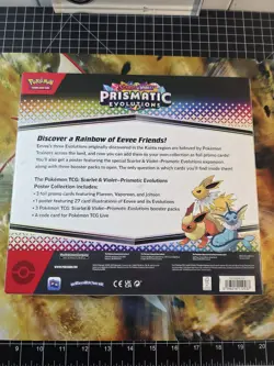 Pokemon TCG: Scarlet & Violet Prismatic Evolutions Poster Collection Box Sealed - Image 4