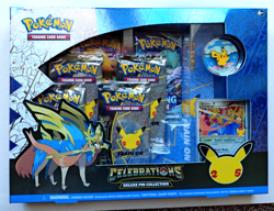 Pokemon TCG Zacian LV X Celebrations Deluxe Pin Collection Box Factory Sealed! - Image 1