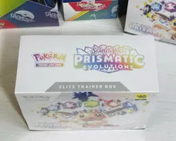 Pokemon S&V Prismatic Evolutions Elite Trainer Box ETB New/Factory Sealed - Image 2