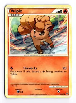 Vulpix 68/95 Unleashed Common Pokemon Light Play+ - Image 1