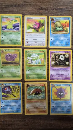 Vintage Pokemon Cards Lot Of 35 Base/Rocket/Fossil/Jungle LP-MP Wotc - Image 1