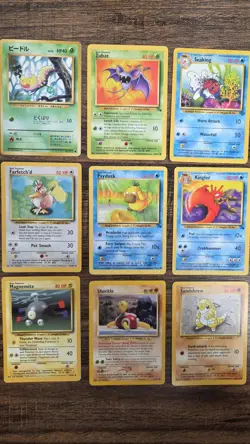 Vintage Pokemon Cards Lot Of 35 Base/Rocket/Fossil/Jungle LP-MP Wotc - Image 2