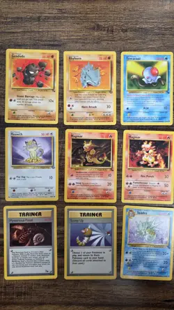 Vintage Pokemon Cards Lot Of 35 Base/Rocket/Fossil/Jungle LP-MP Wotc - Image 3