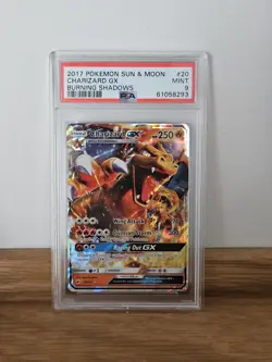 PSA 9 Charizard GX Burning Shadows Pokemon TCG Mint #20 - Image 1