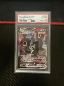 Umbreon VMAX TG23/TG30 Brilliant Stars Pokemon PSA 10 Gem Mint Trainer Gallery - Image 1