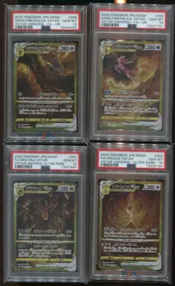 All PSA 10 Set Arceus Giratina Dialga Palkia Pokemon VSTAR Universe 2022 - Image 1