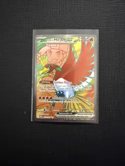 Pokemon TCG Ethan's Ho-Oh EX 209/182 Full Art, Destined Rivals - Image 1