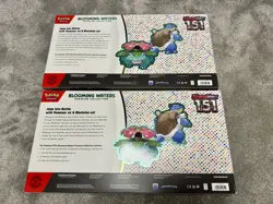 2x 151 Blooming Waters Pokemon Scarlet & Violet Premium Collection New & Sealed - Image 3