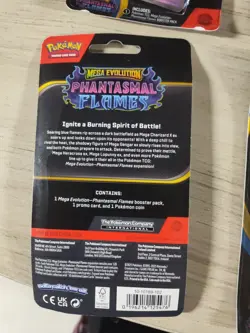 10 Pokemon Phantasmal Flames Booster Packs W/Coin And Foil Sealed - Image 2