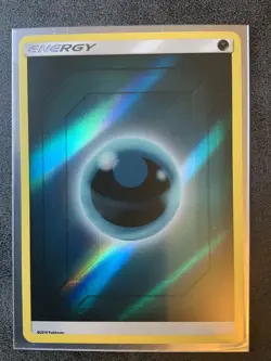 Pokemon SUN & MOON 11.5 Hidden Fates Reverse Holo DARKNESS Energy NM/MINT - Image 1