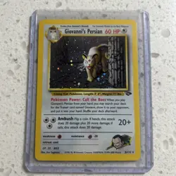 Pokemon TCG Giovanni's Persian 8/132 Gym Challenge Holo Rare Unlimited - Image 1