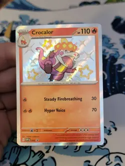 Pokemon TCG Crocalor SVP 080 Black Star Promo Holo NM - Image 1