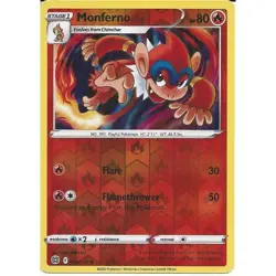 Monferno - 025/172 - Reverse Holo - Brilliant Stars - Pokemon TCG - Image 1