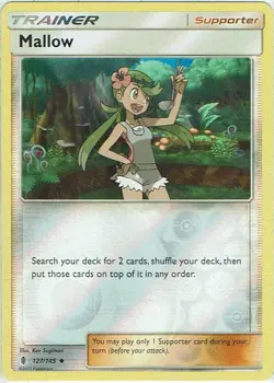 Mallow - 127/145 - Reverse Holo - Sun & Moon: Guardians Rising - Pokemon TCG - Image 1
