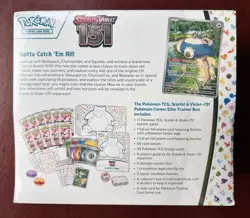 151 Pokemon Center ETB - Elite Trainer Box - Sealed With Acrylic Case - Image 4