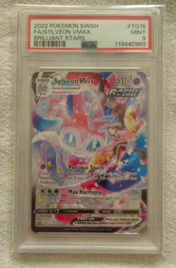 POKEMON TCG - BRILLIANT STARS - SYLVEON VMAX TG15 - PSA 9 MINT - SWSH 2022 - Image 1