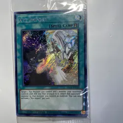 YuGiOh Spell Card Xyz Import DLCS-EN145 Limited Edition Secret Rare Sealed - Image 1