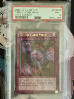 2010 Yugioh! Crush Card Virus DPKB-EN039 PSA 9 MINT Ultimate Rare Unlimited - Image 3