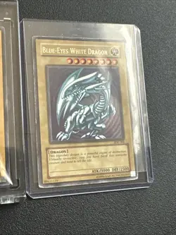 Yu-Gi-Oh! Blue-eyes White Dragon SDK-001, SKE-001, Dark Magician Holo Rare 1996 - Image 5