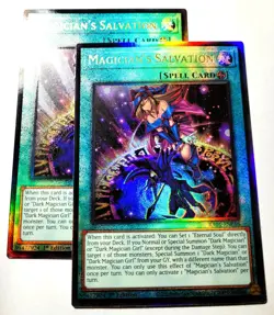 x2 Magician's Salvation RA01-EN068 Ultimate Rare Holo 1st Ed YUGIOH - Image 1