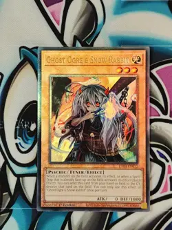 Ghost Ogre & Snow Rabbit - Ultimate Rare 1st Edition RA04-EN015 YuGiOh STAMPEDE - Image 1