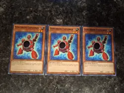 3X Synchron Explorer LED8-EN048 - Yugioh Yu Gi Oh! 3 Playset 1st Edition - Image 1