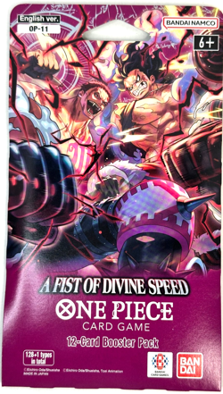 🔥 One Piece TCG A Fist of Divine Speed Booster Eng Ver OP-11 w/12 Cards 🔥 🔥 - Image 1