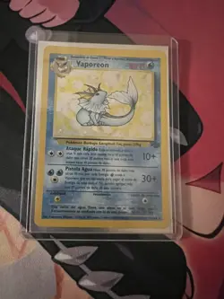 1999 Vaporeon - Holo Jungle Set - Spanish - 12/64 - Pokemon card LP 💧 - Image 1