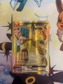 Pokemon TCG Dragonite-EX Evolutions Full Art Holo Card 106/108 Ultra Rare - Image 1